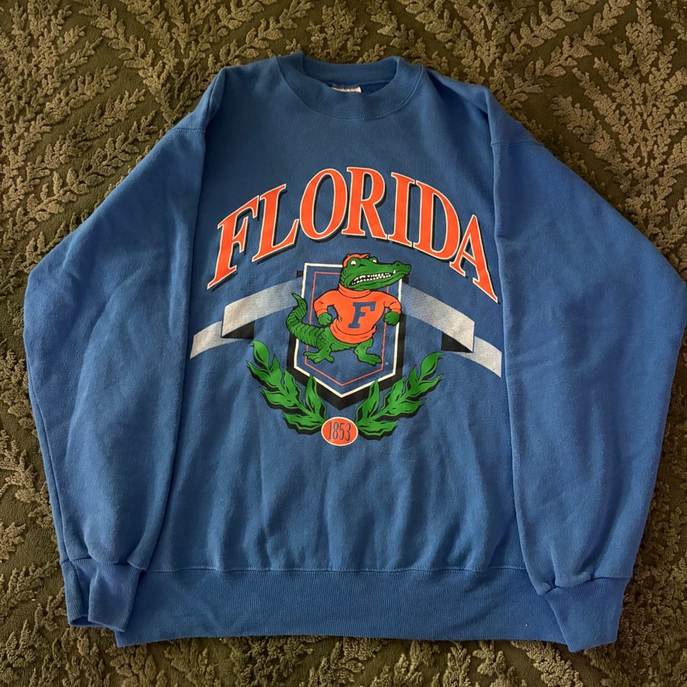 Vintage 90s University Of Florida Gators Retro Sweatshirt Size Large